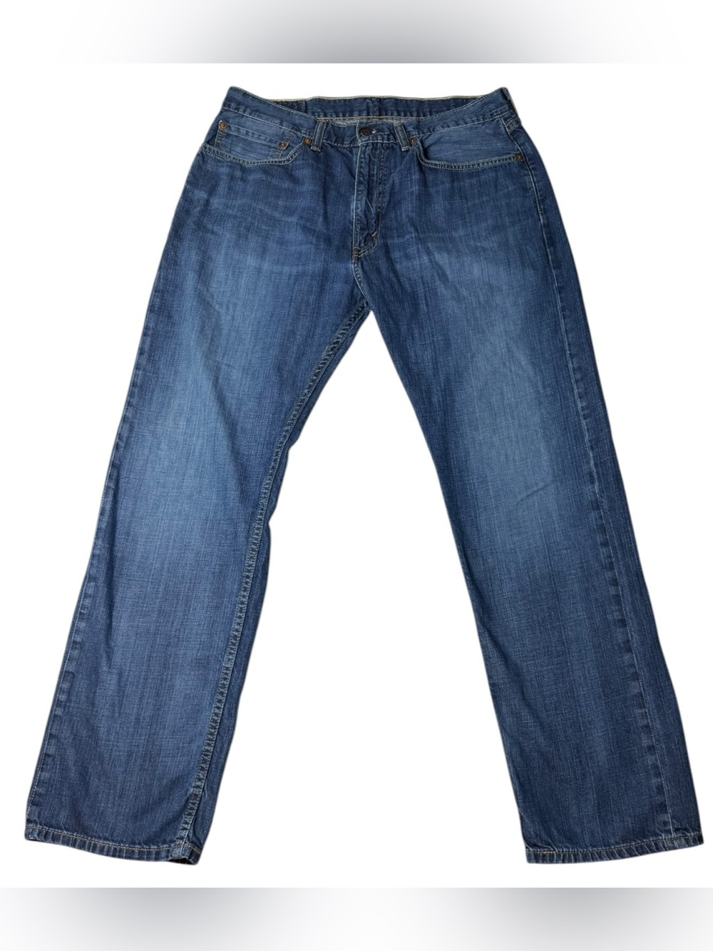 Levi’s 505 Men’s Jeans 36x32 Regular Fit Straight Leg Blue Denim